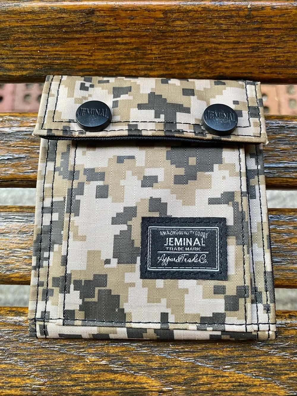 Jeminal tactical Bifold nylon wallet Digital Camo